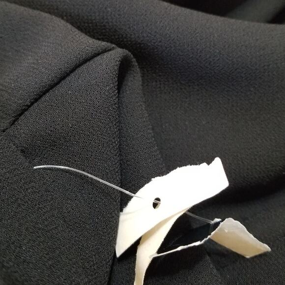 NWOT's-J R Nites/Caliendo Black Sheer Wide Leg Chiffon Pants Sheer Overlay Sz 8 - Picture 9 of 9